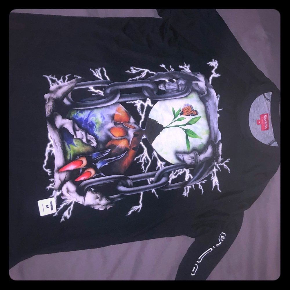 Supreme Hourglass Raglan Baseball Tee